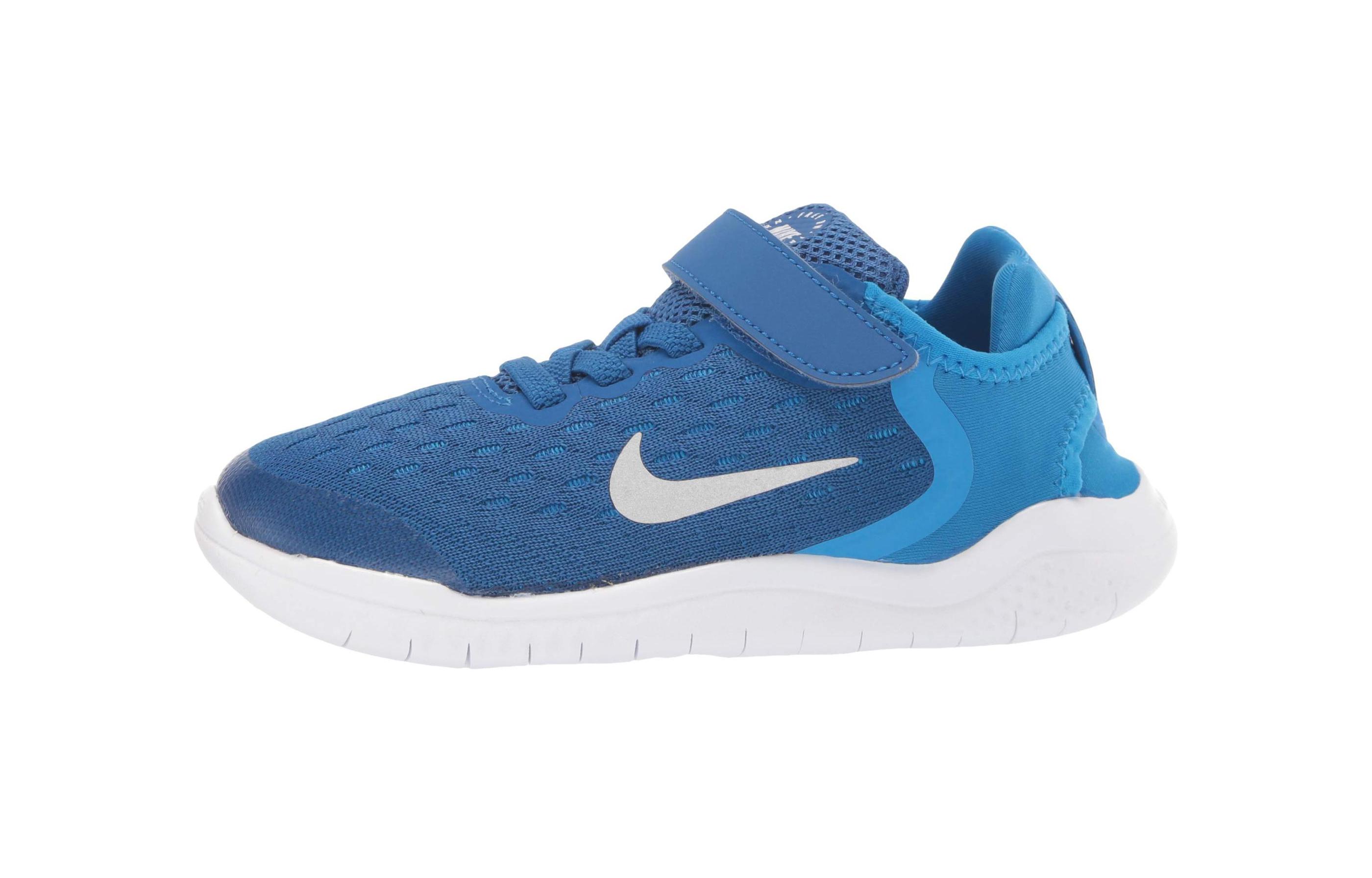 

Nike Free RN 2018 TDV Cushioning, Wear Resistant Low top Toddler Shoes Blue Infant And Toddler AH3453-401 23.5