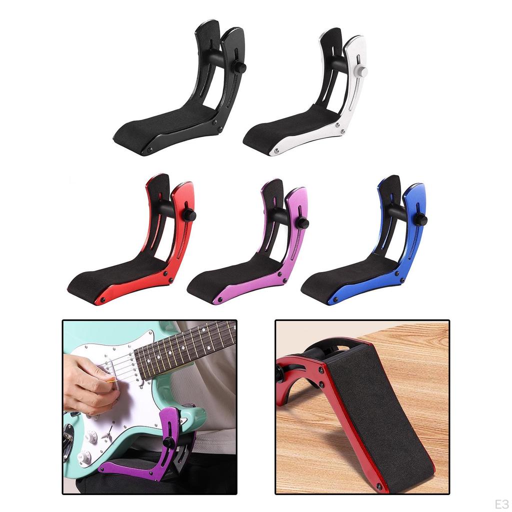 Electric Guitar Rest Foot Lifter Ergonomic Professional Footrest Stool for Live