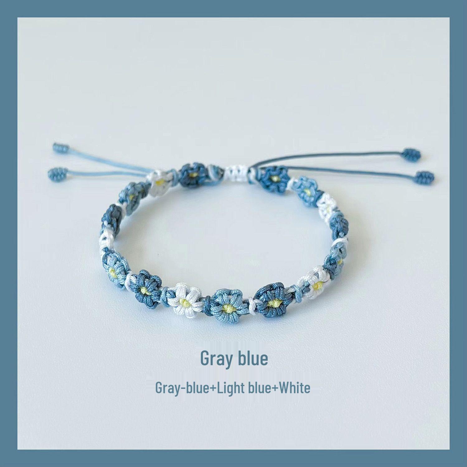 

Daisy Peach Blossom Bracelet DIY Kit - Hand-Woven Friendship Gift for Girlfriend