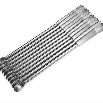 Micro Drug Scraper Spoon Stainless Steel Spatula Scoop Shovel Length 100 Mm SUS Trace Medicine Spoon