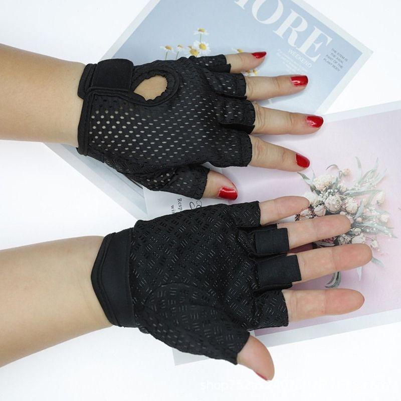 Cycling Fingerless Gloves Professional Gym Fitness Breathable Anti-Slip Women Men Half Finger Summer Fishing Female Bicycle Bike