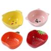 Cartoon Ceramic Small Dish Dipping Sauce Seasoning Dishes Home Snack Plate Spit Bone Dish Kids Eating Bowl Kitchen Tableware