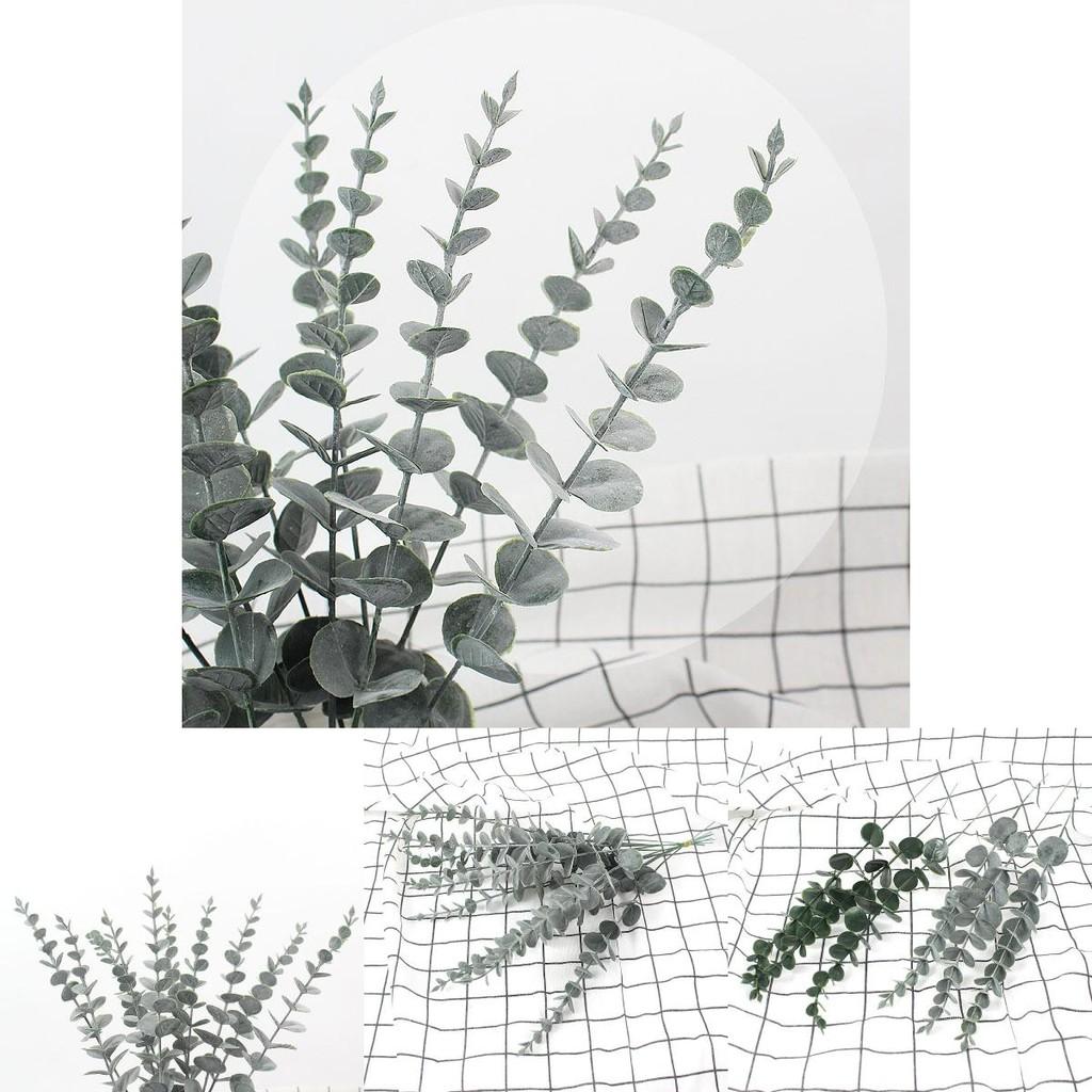 Green Eucalyptus Citriodora Leaf Greenery Artificial Flower Bouquet For Home Decor