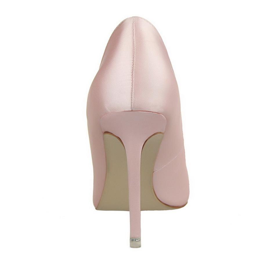 Bigtree Štrasové dámské boty Jemný podpatek 10 cm vysoký podpatek Sexy Tenké Mělké Ústa Špičaté Lesklé Štrasové přezka Samostatná obuv