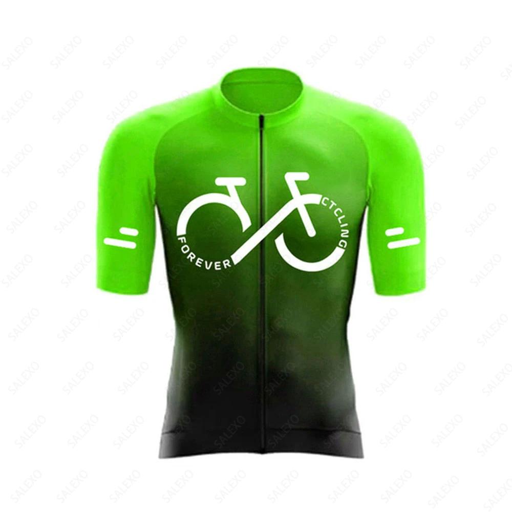 2026 Gradient Cycling Jersey Sets  Men's Summer Road Tops Bottom Suit MTB Clothing Team Mountain Bike Jersey Bib Shorts Suit