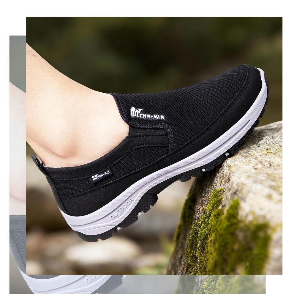 Men's Casual Spring Lightweight Cloth Dad Shoes - Versatile & Comfortable Low-Cut Design