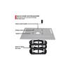 Router lift - lifting system for milling tables. Includes insert plates for woodworking. Compatible with small milling machines. Features 4 jaws and a
