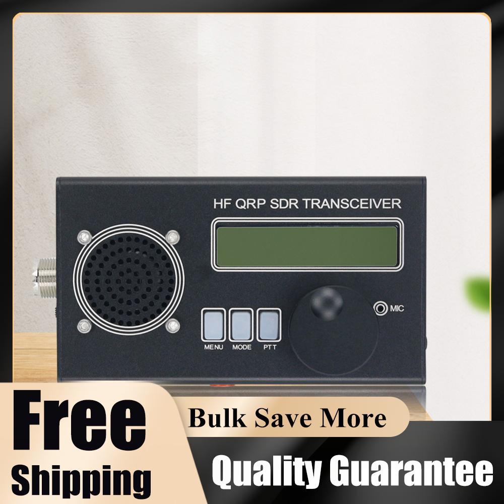 8 Band USDX USDR HF QRP SDR Transceiver HF Ham Radio SSB/CW Transceiver Built-in Battery with Mic Shortwave Transceiver 10 W
