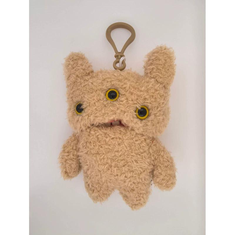 Fuggler Ugly Monsters Original Teeth Plush Toys Gap-Toothed Spongebob Eyed Leopard Print Plush Keychain Pendant Hot Gifts