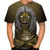 Hot Selling New Live Dead 3D Printing T-shirt Rock Music Round Neck Short Sleeve Heavy Metal Fashion Casual Men's Unisex Top