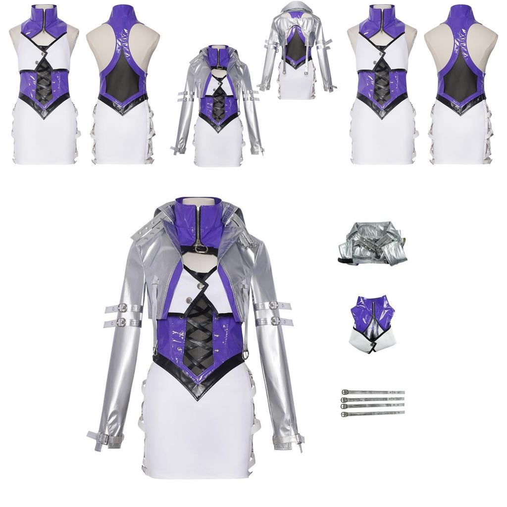 Naraka Bladepoint Cosplay Costume For Anime Fans With Flexible Spandex For Stage Performances