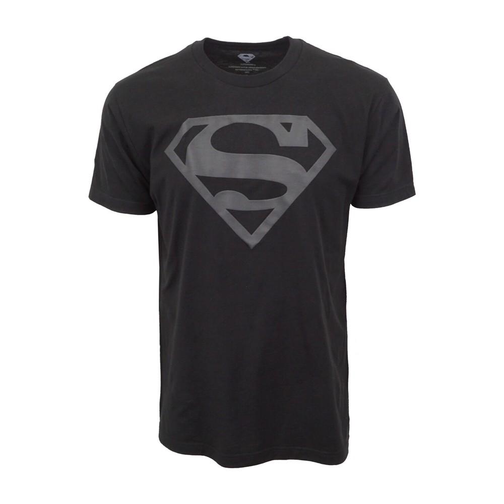 SUPERMAN ORIGINAL LOGO  T SHIRT BLACK TEE OFFICIAL ITEM Unisex T-Shirt XL