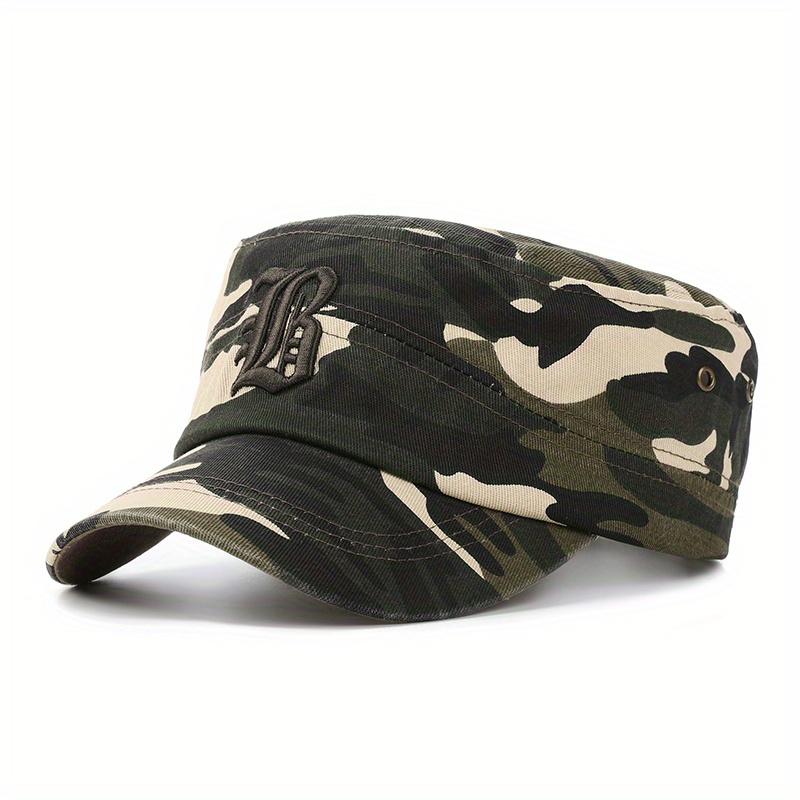 1Pc Outdoor Flat Top Camouflage Baseball Cap, Men'S Fashion Sun Hat