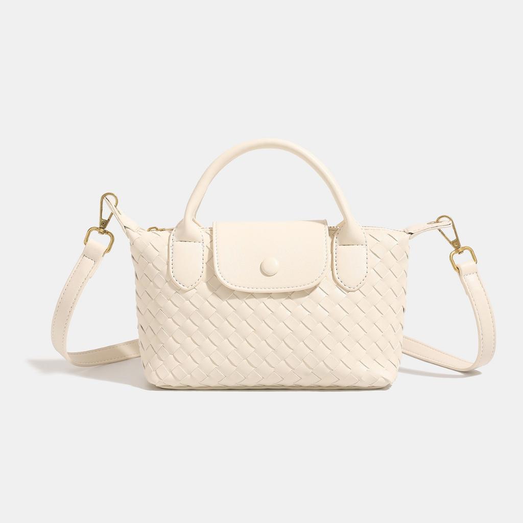 New handwoven bag stylish and simple portable dumpling bag women's oblique span bag