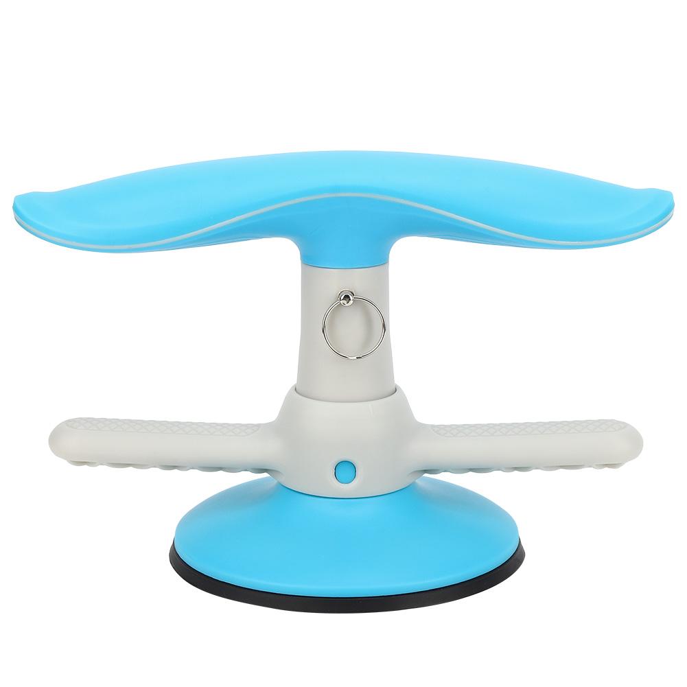 Sit Up Bracket Support Suction Cup Abdominal Exerciser Adjustable Domestic Assist Fitness Equipment Blue
