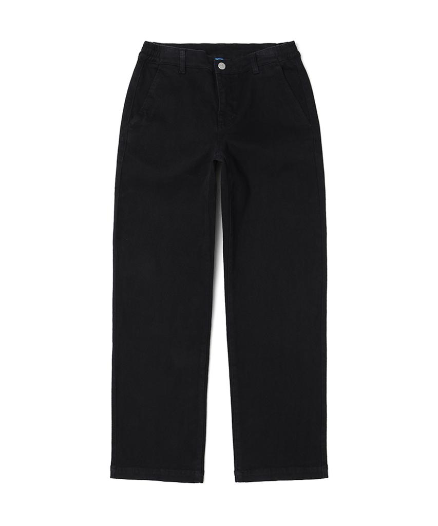 UCLA Men'S Colored Denim Side Banding Wide Pants [Black](Uz9Dp01_39)