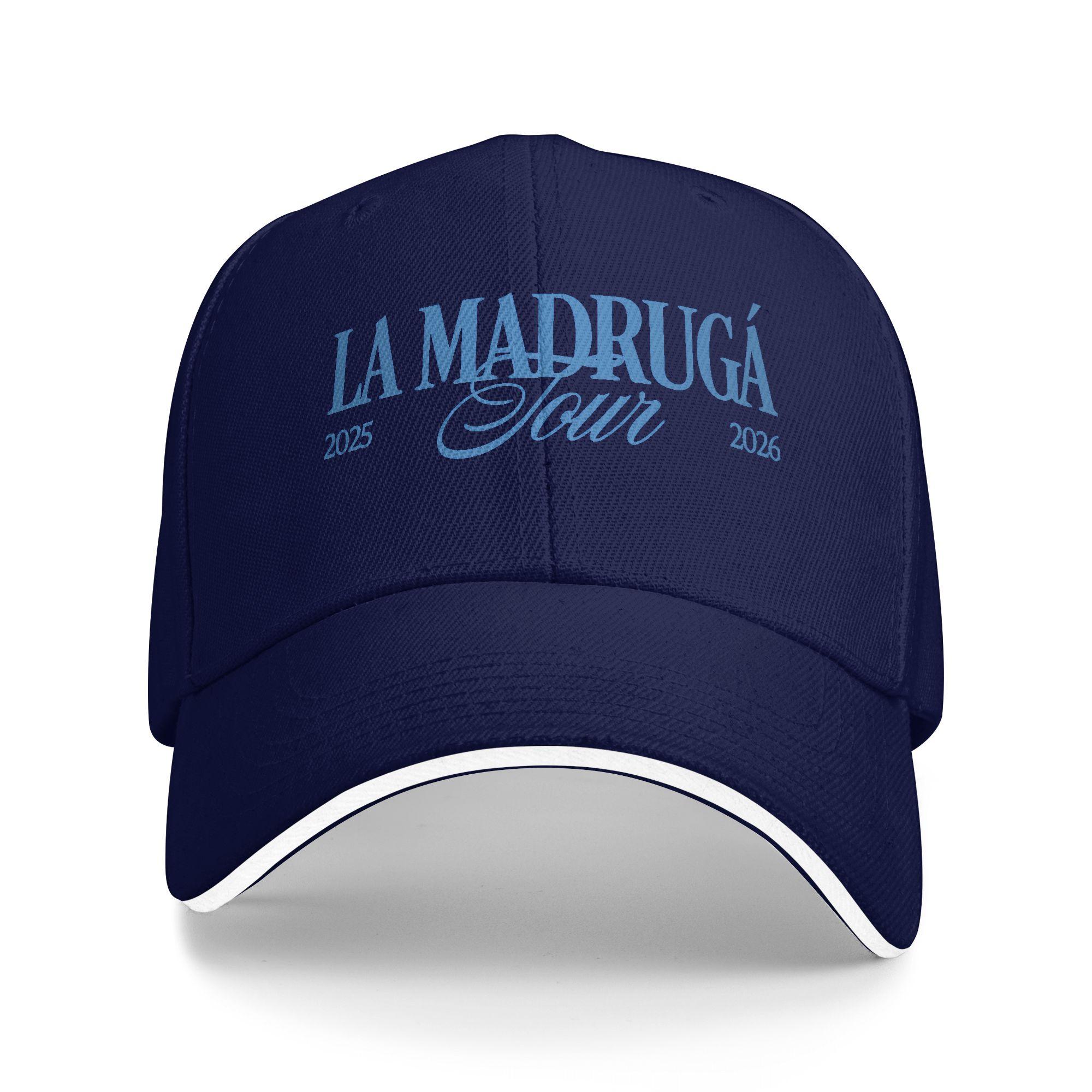 

Rap Delaossa La Madruga Tour 2026 Casual Baseball Cap Outdoor Gym Trucker Hat Summer Sun Visor Unisex Unisex Stylish Snapback Cap as picture