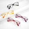 4PCS  Anti Blue Light Reading Glasses Men Women Fashion Printing Flower Eyes Ultralight Eye Protection Presbyopic Eyeglasses