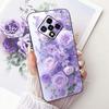 For Infinix Zero 8 8i X687 X687B Cute Flower Butterfly Cat Painted Case For Infinix Zero8 Zero8i Black Silicone Soft Phone Cases