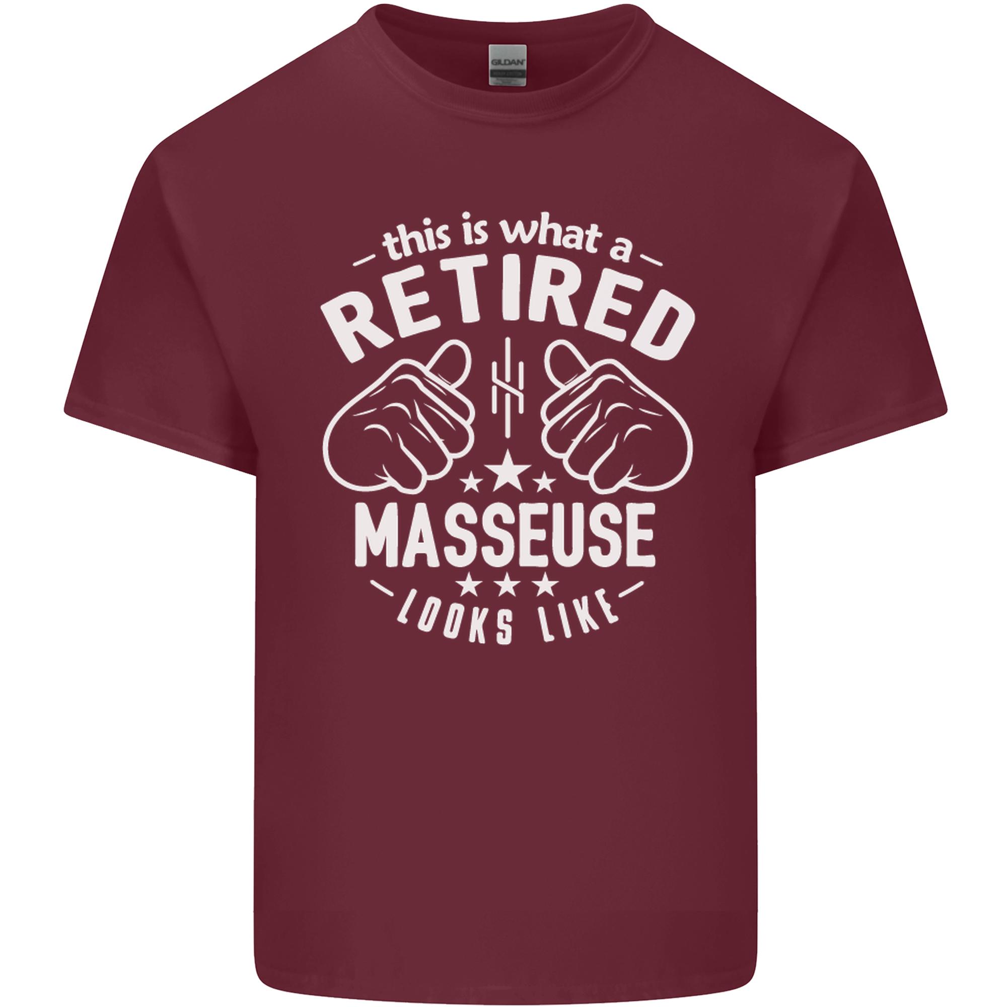 This Is What a Retired Masseuse Looks Like Unisexs Light Cotton TShirt S