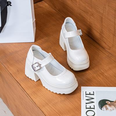 Fashion AIYUQI Women's Lolita Shoes Genuine Leather 2025 New High Heels Mary Jane Female Platform Pumps School Girls
