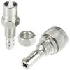 5/16" Boat Fuel Connector Male Female and Locking Nut for Tohatsu for Nissan 2/4-Stroke Outboard 5-90HP Engine/Marine Boat Motor Fuel Tank