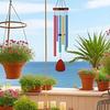 Nordic Colorful Aluminum & Wood Wind Chime - Outdoor Garden Balcony Decor.