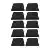 10Pcs Sound Proof Foam Panels Flame Retardant Soft Gray Absorb Sound Acoustic Foam