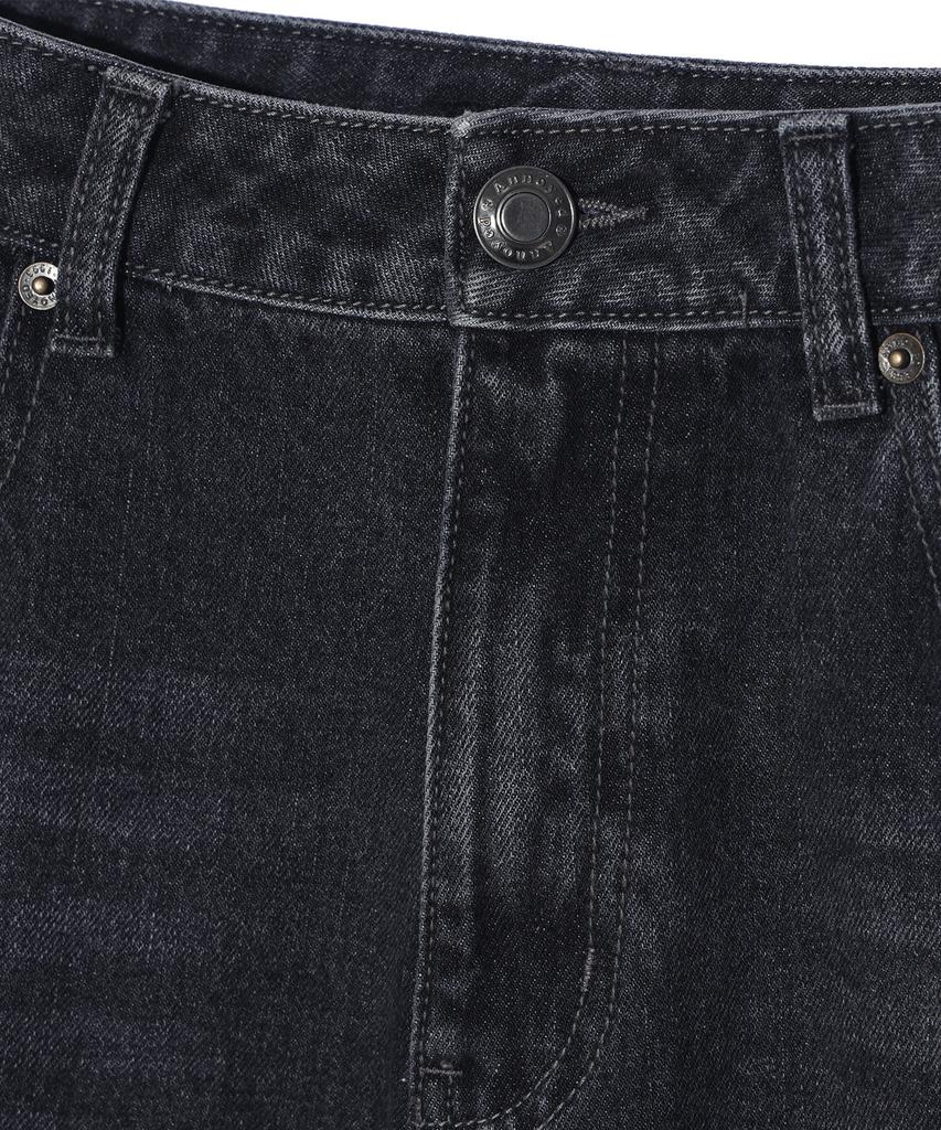 Eonoideu Parachute Cargo Wide Denim Pants Lq5Du538_Black