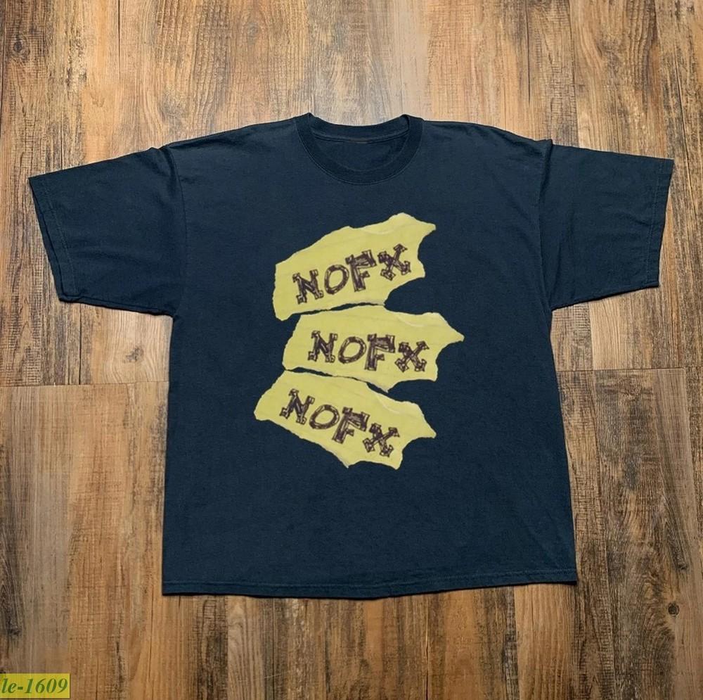Nofx Band Punk Rock Logo Black Unisex Tshirt Size S5XL Unisex T-Shirt S