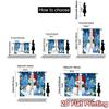 2pcs,Curtains Cute Snowman Winter Christmas Festive (2) Chic Chic Curtains Versatile Polyester Fabric Curtains Thermal