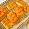 Slow-Rising Abdominal Muscles Bread-Shaped Pu Toy Realistic Design For Stress Relief Kids Play Party Favors