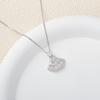 S925 Sterlingsilber Zirkon Schlüsselbein Anhänger Halskette für Damen - Luxuriös & Vielseitig