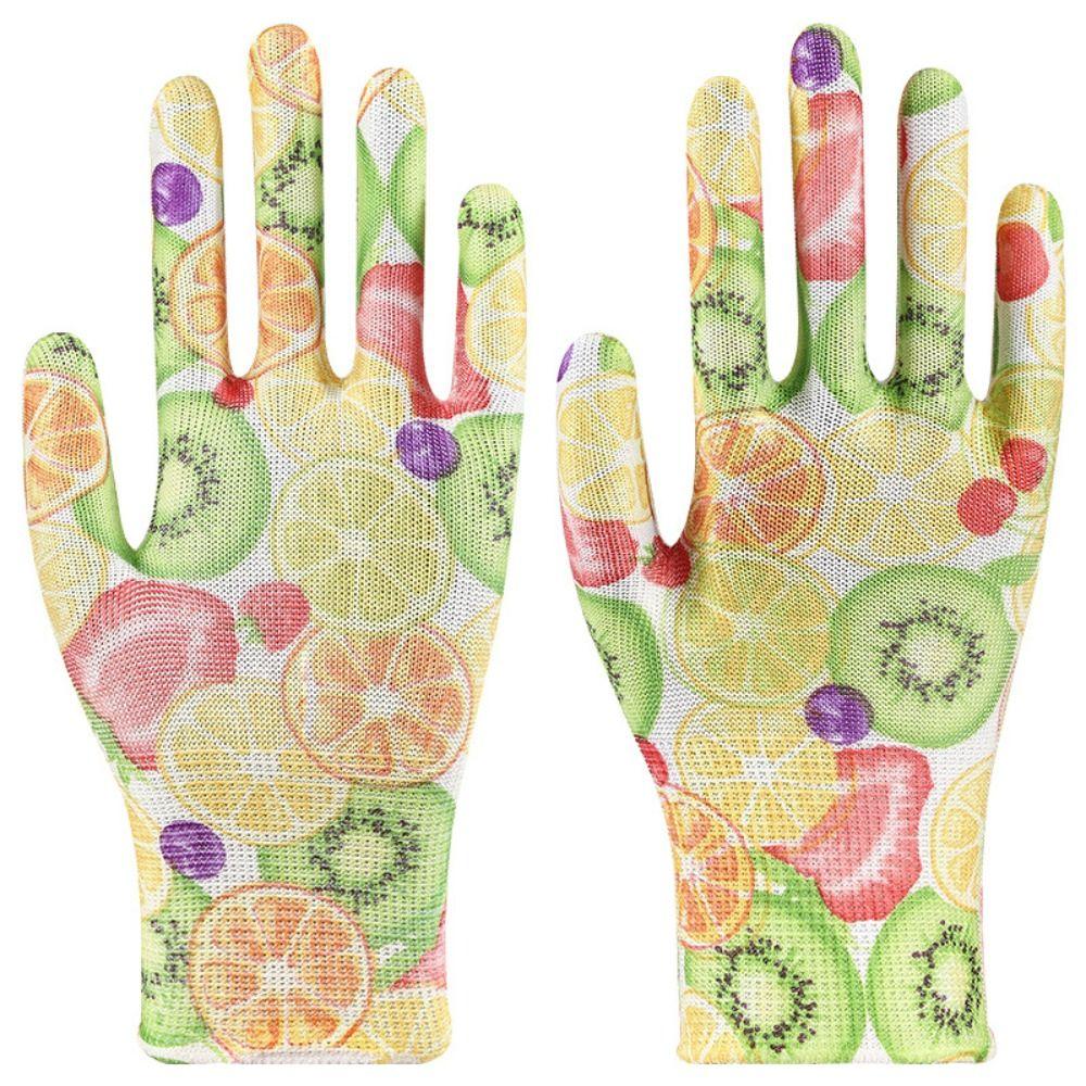 1Pair Nylon Planting Labor Gloves Labor Protection Women Work Gloves Gardening Gloves Workplace