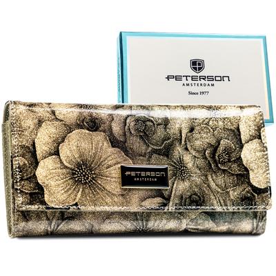 Cartera para mujer piel+PU PTN PS401-FDS-1657 Dorada