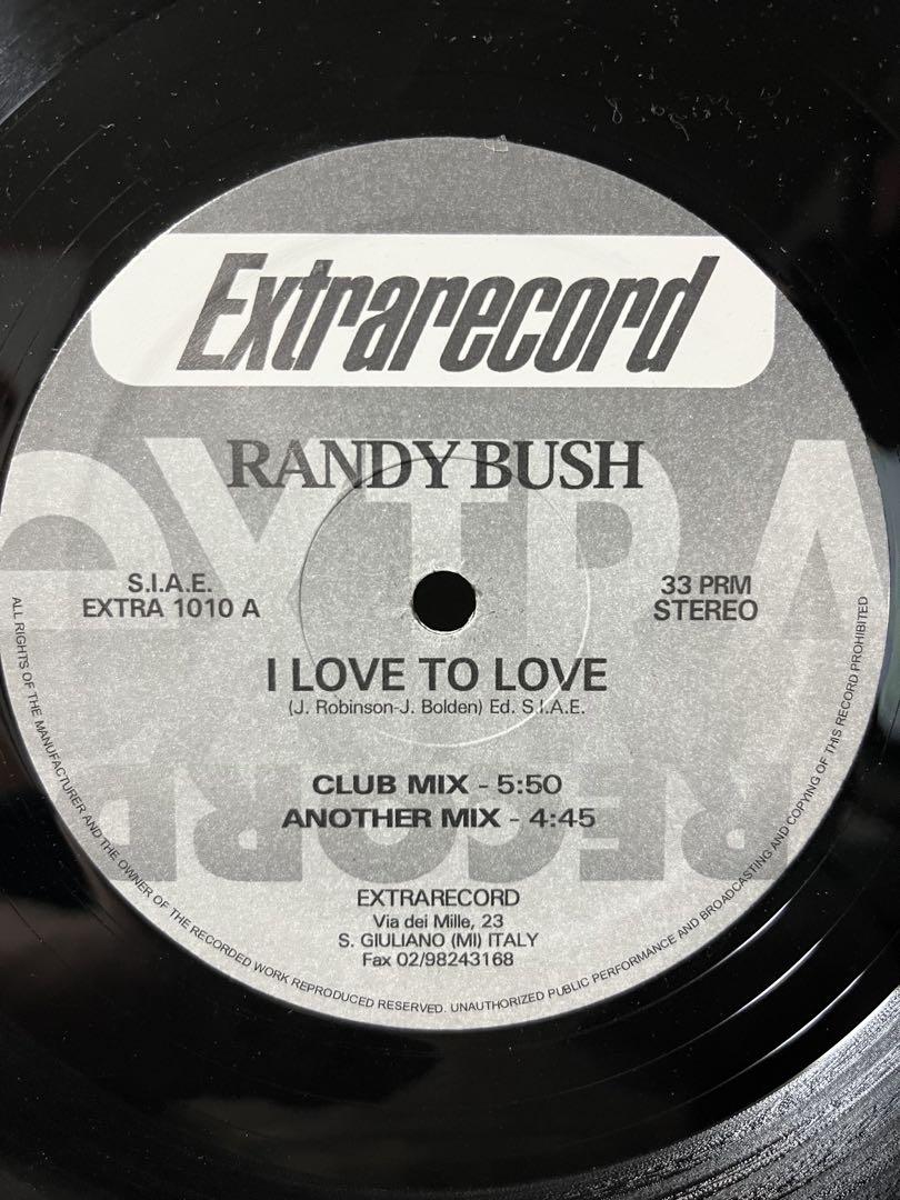 

[USED] Randy Bush - I Love to Love 12 inch record