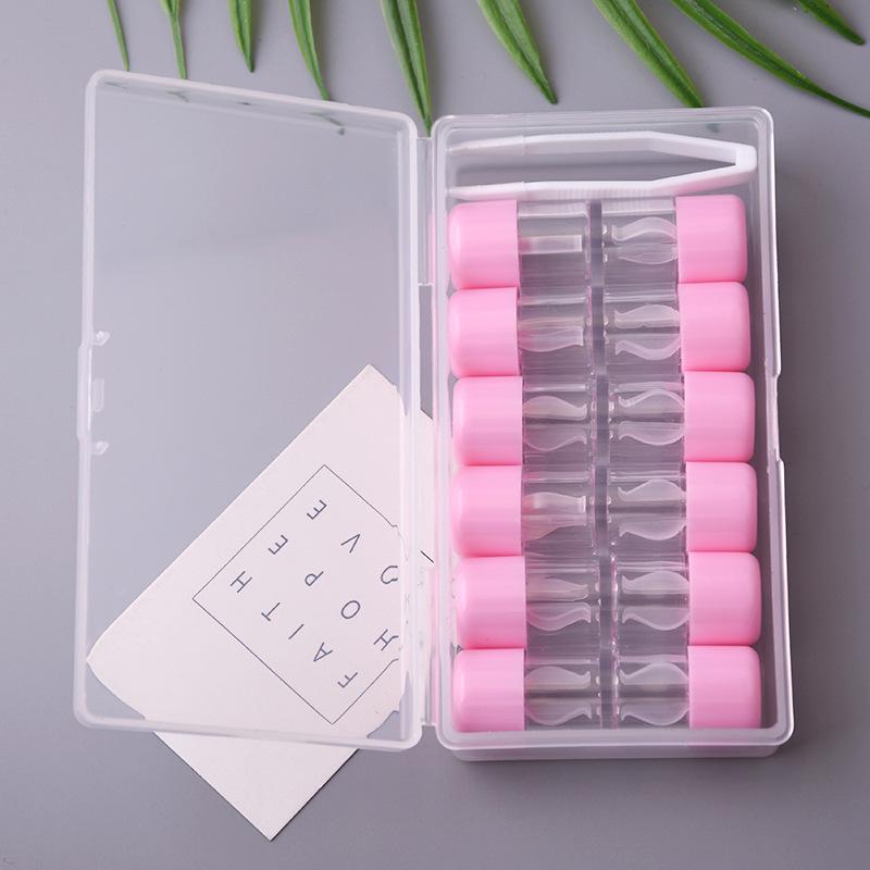 Portable RGP Contact Lens Color Care Set - 6 Piece Display Case