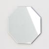 Mirror Wall Hanging Entrance Octagon Octagon Made in Japan Feng Shui Good Luck 35 x 35cm Rental Stickable Design Kagami Shape [Apartment Mirror]