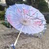 1PC Umbrella 70/82CM Oil Paper for Women Girl Performance Photo Props Antique Umbrella Parasol Satin Cloth Tassel