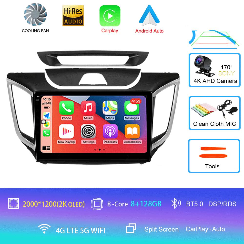 Android 14 Car Radio For Hyundai Creta IX25 2015 - 2019 Multimedia Video Player Navigation Stereo GPS