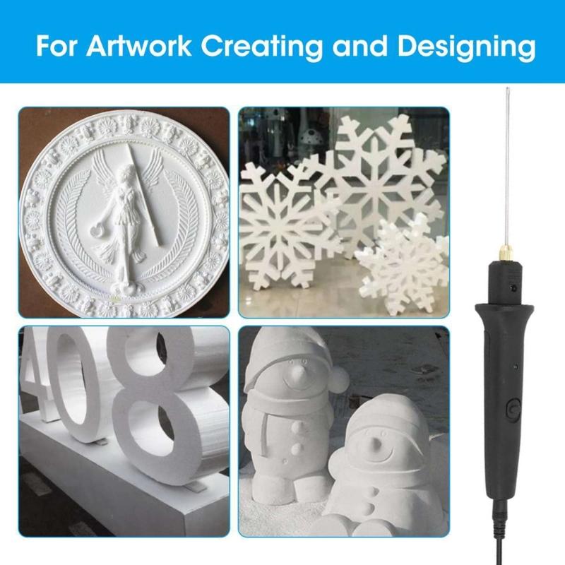 4-in-1 Foam Cutter Hot Wire Cutter with Indicator Light Electric Cutting Machine Pen Tools Foam Cutter Styrofoam Cutter