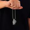Punk Style Skeleton Pendant Necklace Skeleton Hand Gothic Clavicle Choker Halloween Necklace  Men