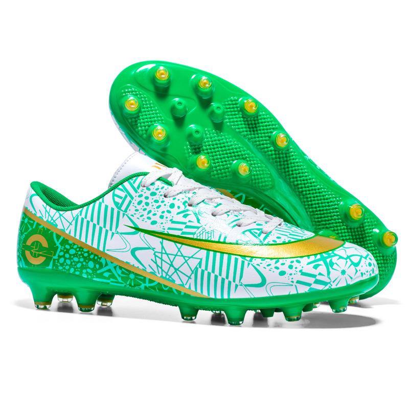 Football shoes for boys New men's and women's long and short nails Non-slip students Adult competition Campus training