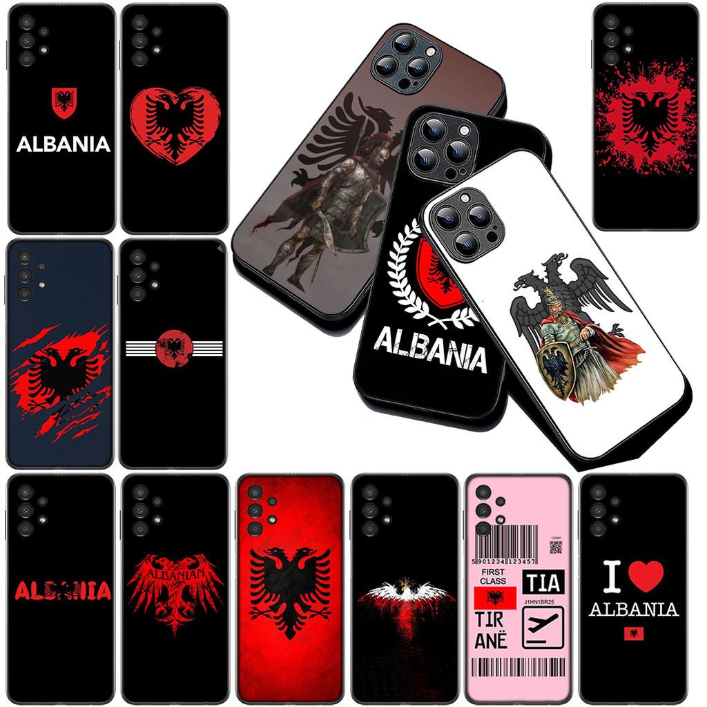 Casing for Xiaomi Redmi Note 13 14 Pro Plus ProPlus 14C 13C Pro+ 5G Phone Cover Protective Case Albania Albanians Flag