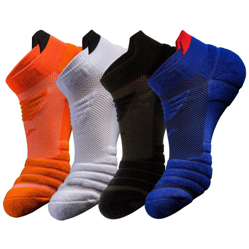 Men Basketball Running Socks Breathable Anti-slip Sport Hiking Cycling Walking Outdoor Sock Cotton Athletic No Sweat Socks