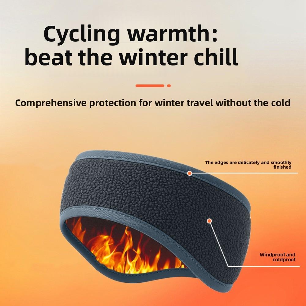 Ear Warmer Winter Sweatband Soft Windproof Outdoor Earmuffs Headband  Skiing Running Cycling