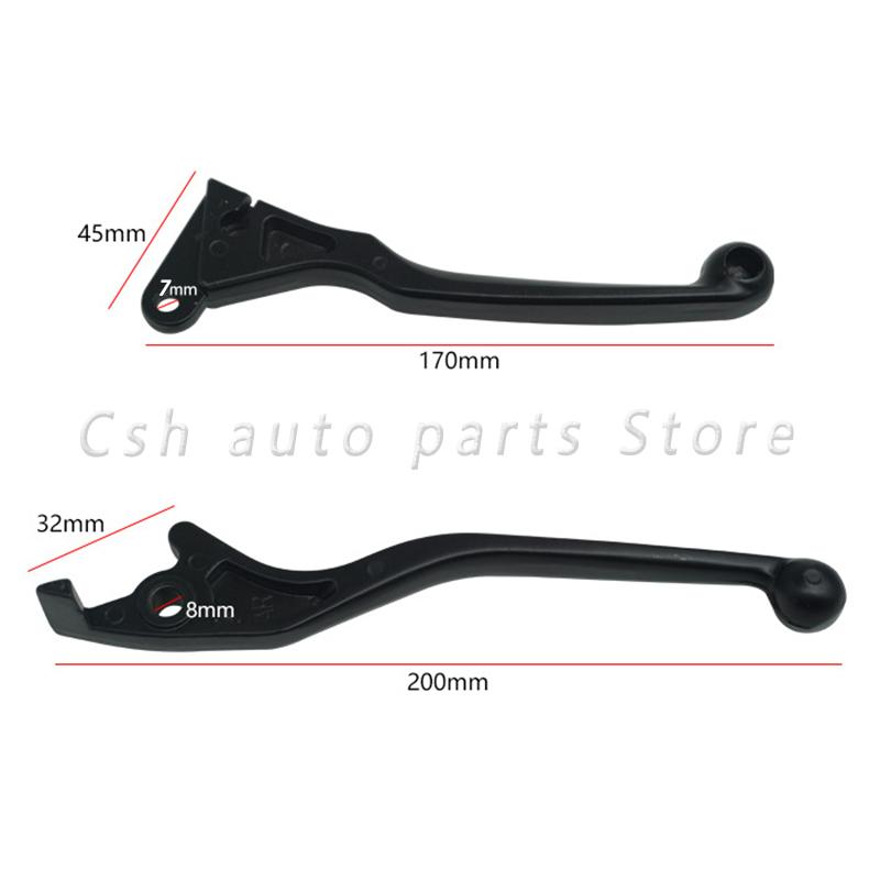 A pair new motorcycle brake lever clutch lever for HONDA CBF125 pull handle ATV UTV