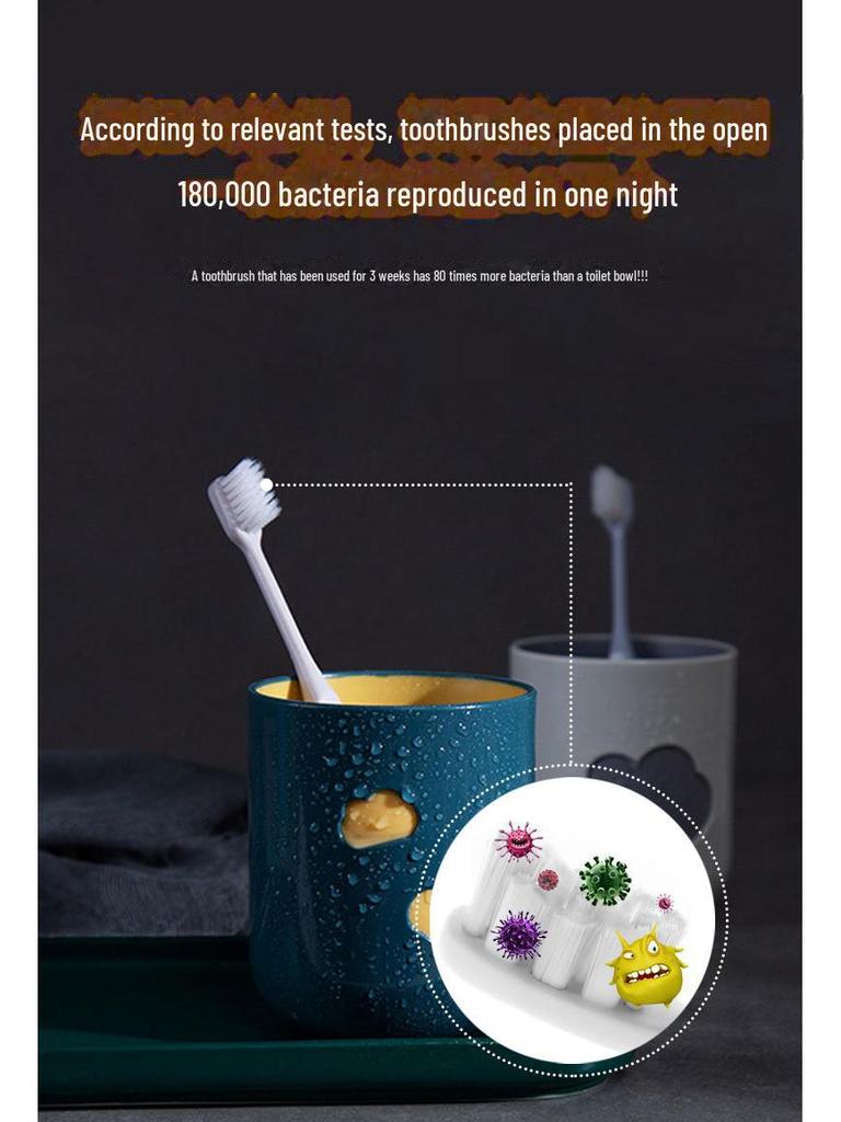 Wall-Mounted UV Smart Toothbrush Sterilizer & Holder