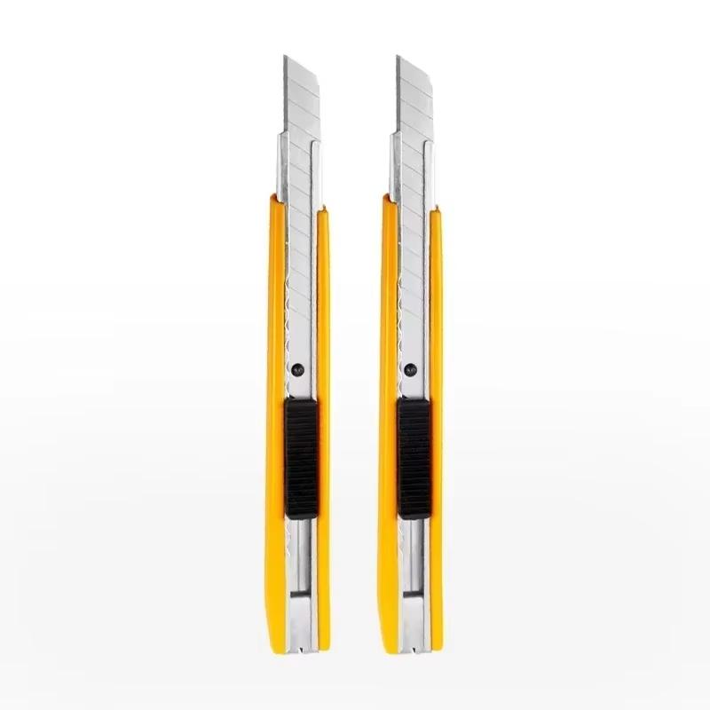 9mm Wide Retractable Snap Off Blade Heavy Duty Art Knife,Utility Knife, Box Cutter,Auto Lock Cutting Carton Cardboard Hand Tool