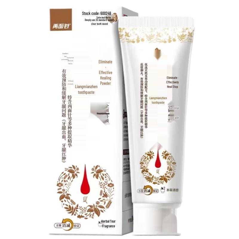 

Two-Sided Needle Effective Gum Repair Toothpaste